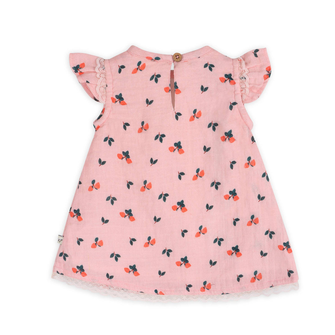 Strawberry  Baby Dress + Bloomer