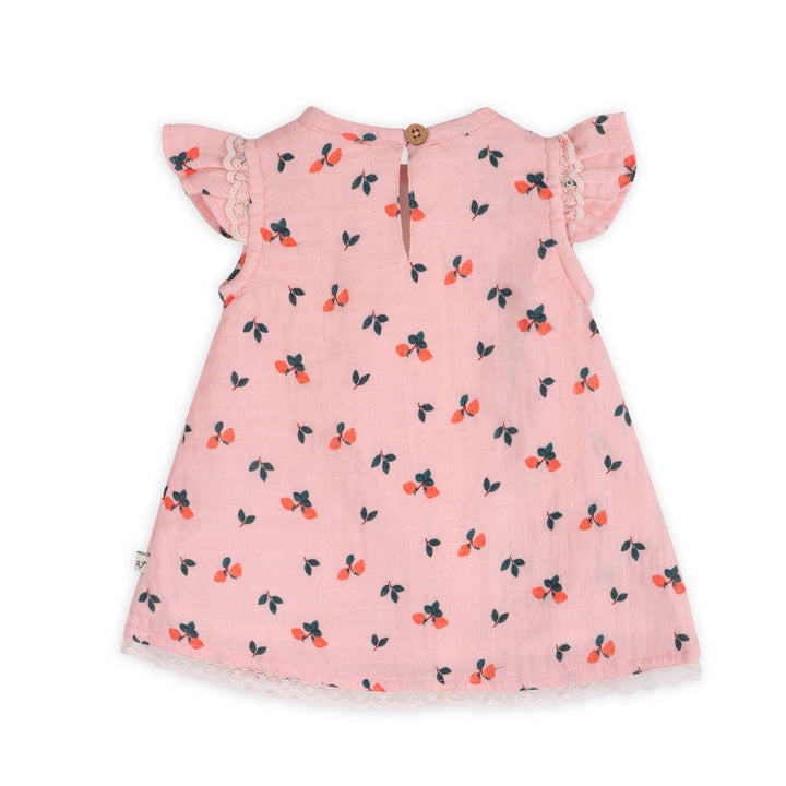 Strawberry  Baby Dress + Bloomer