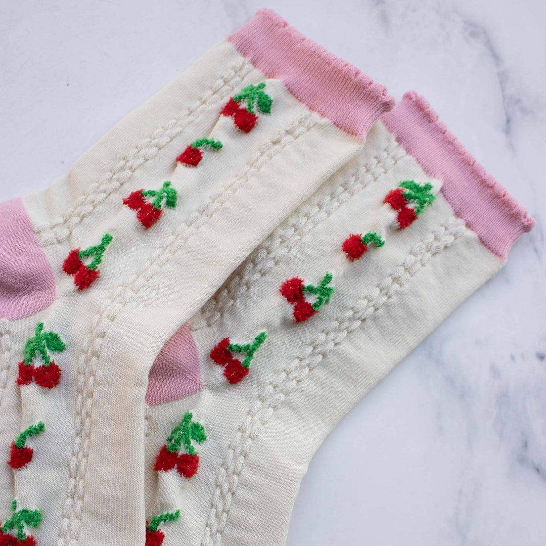 Cherry Dream Casual Socks
