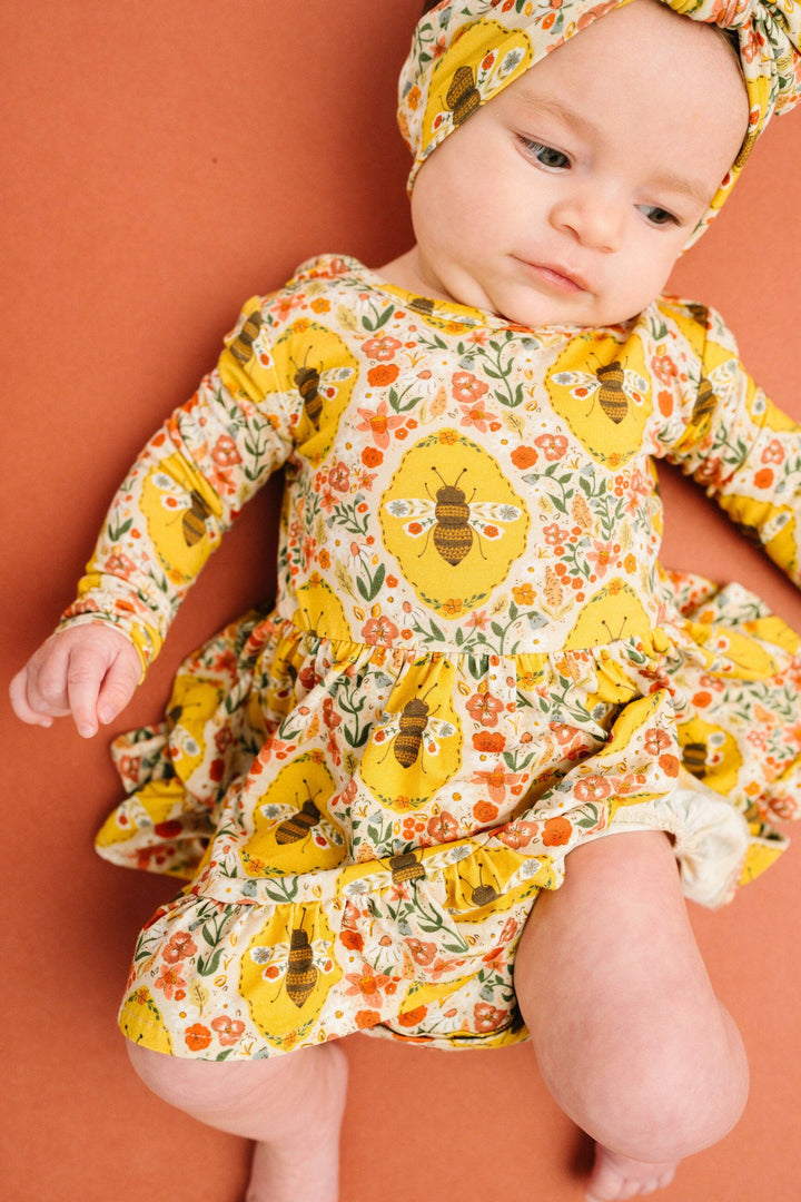 Sweet Bee Long Sleeve Bamboo Dress