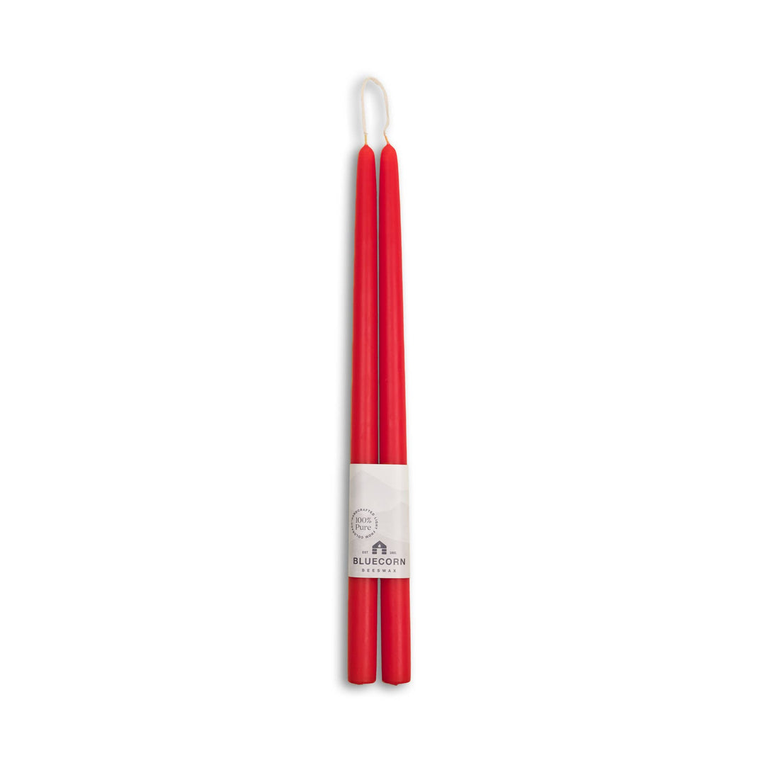 Sky Blue Beeswax Tapers, 3 Sizes