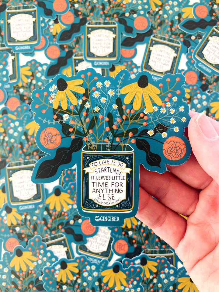 Flower Tin Sticker