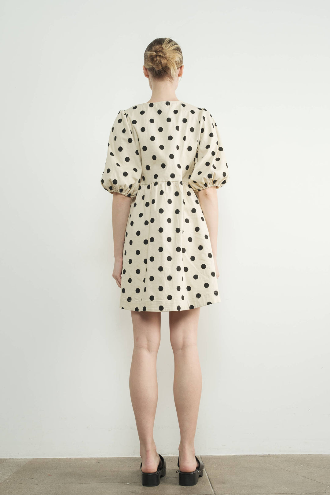 Polka Dot Babydoll Dress