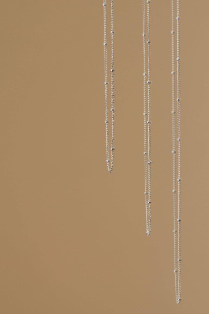 Sterling Silver Satellite Cable Chain Necklace