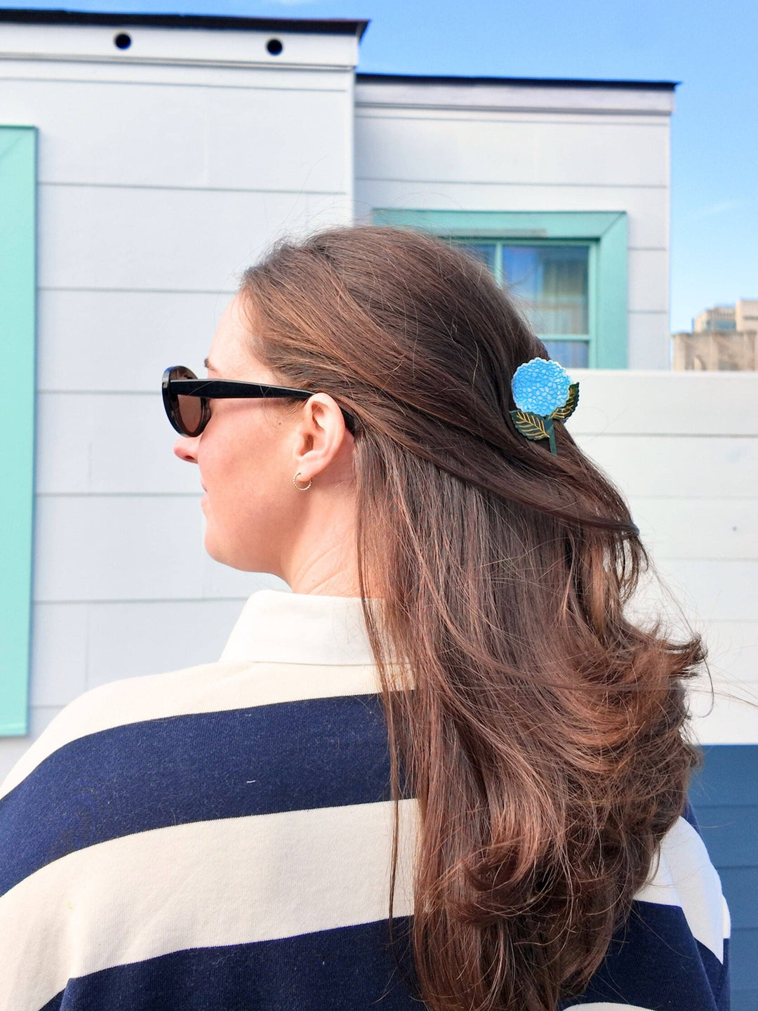 Hydrangea Hair Clip, 2 Colors