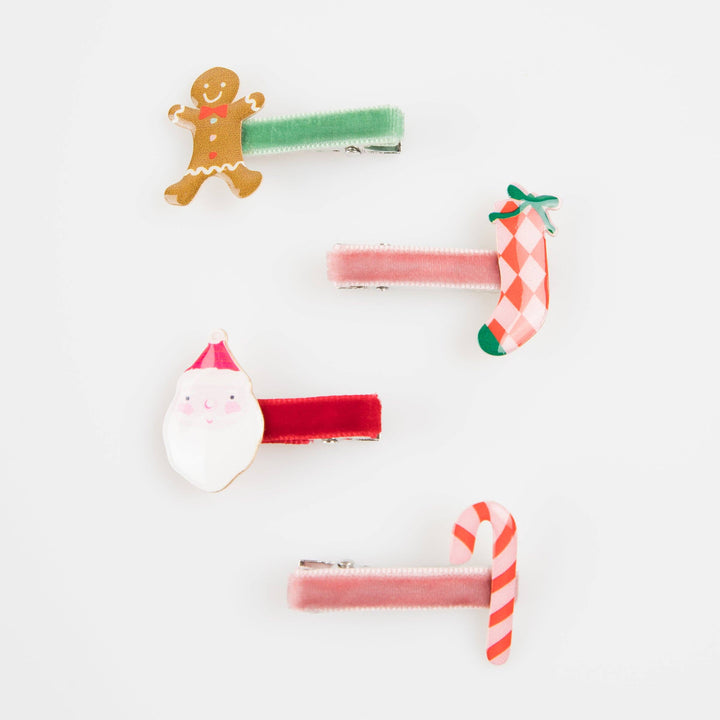 Jolly Christmas Hair Clips