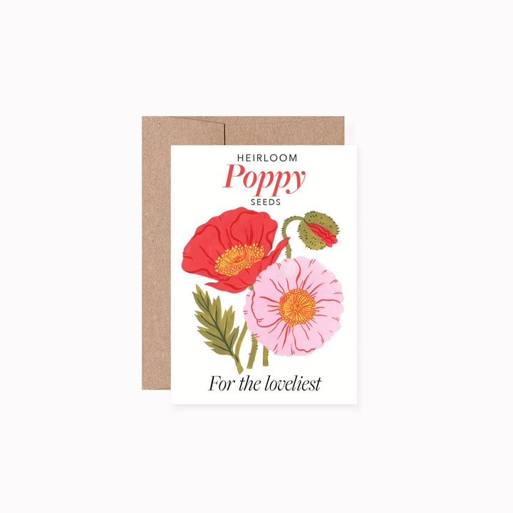 Poppy Seed Packet-Style Card