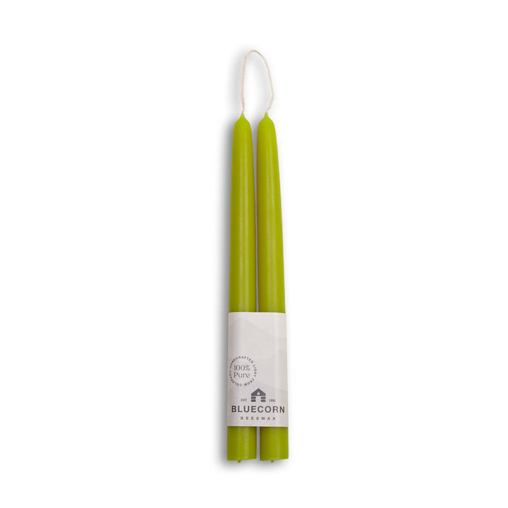 Pistachio Beeswax Tapers, 3 Sizes