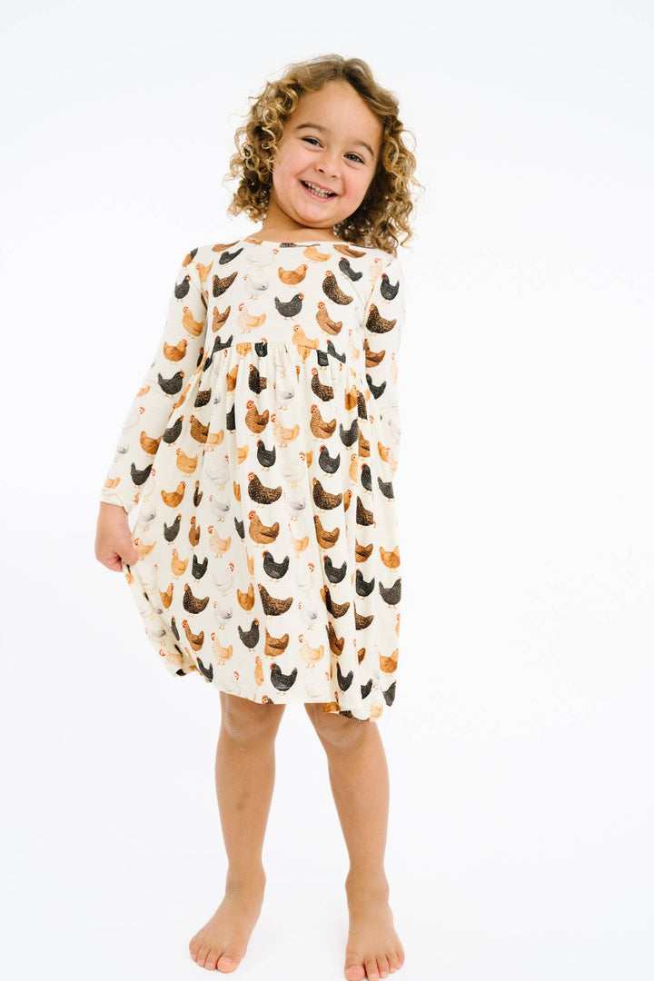 Backyard Chickens Bamboo Dress