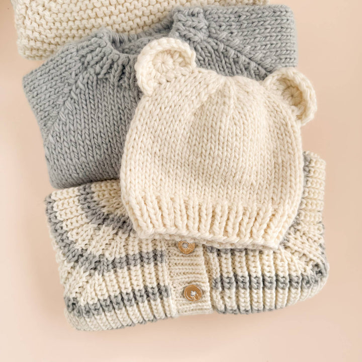 Bear Hat in Cream