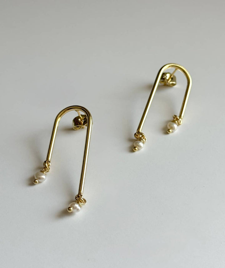Amelie Pearl Drop Earrings