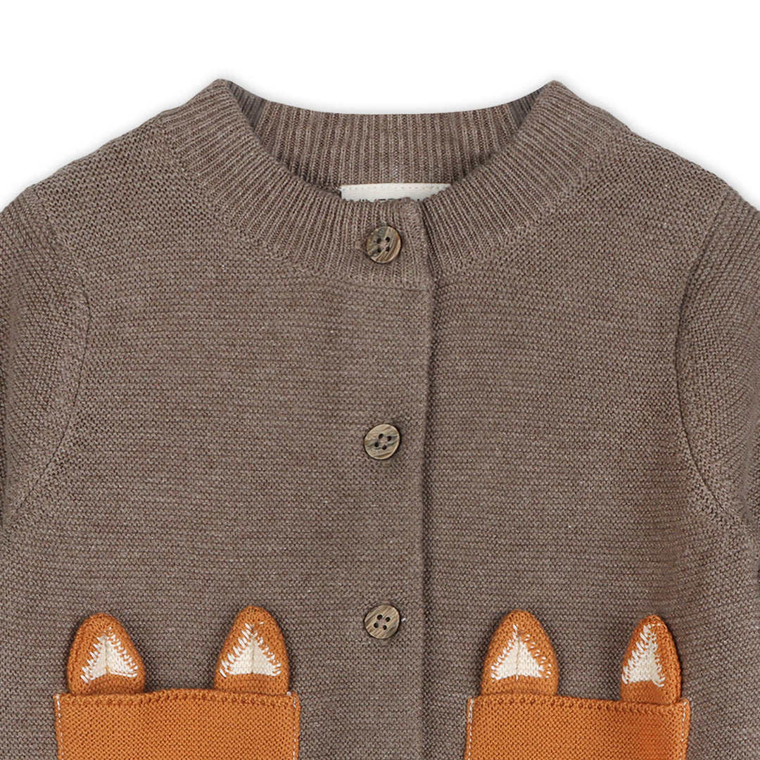Fox Baby Knit Cardigan