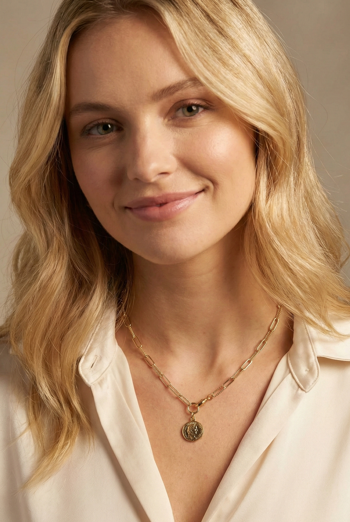 Lora Coin Necklace