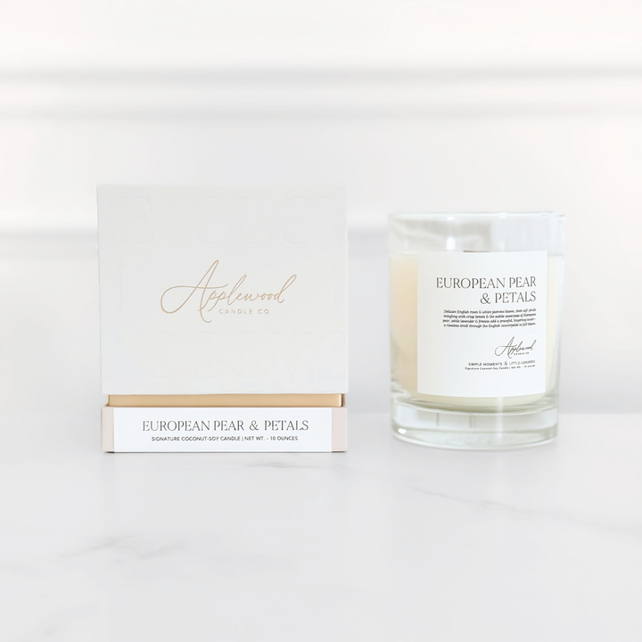 EUROPEAN PEAR & PETALS | Clean Signature Coconut Soy Candle