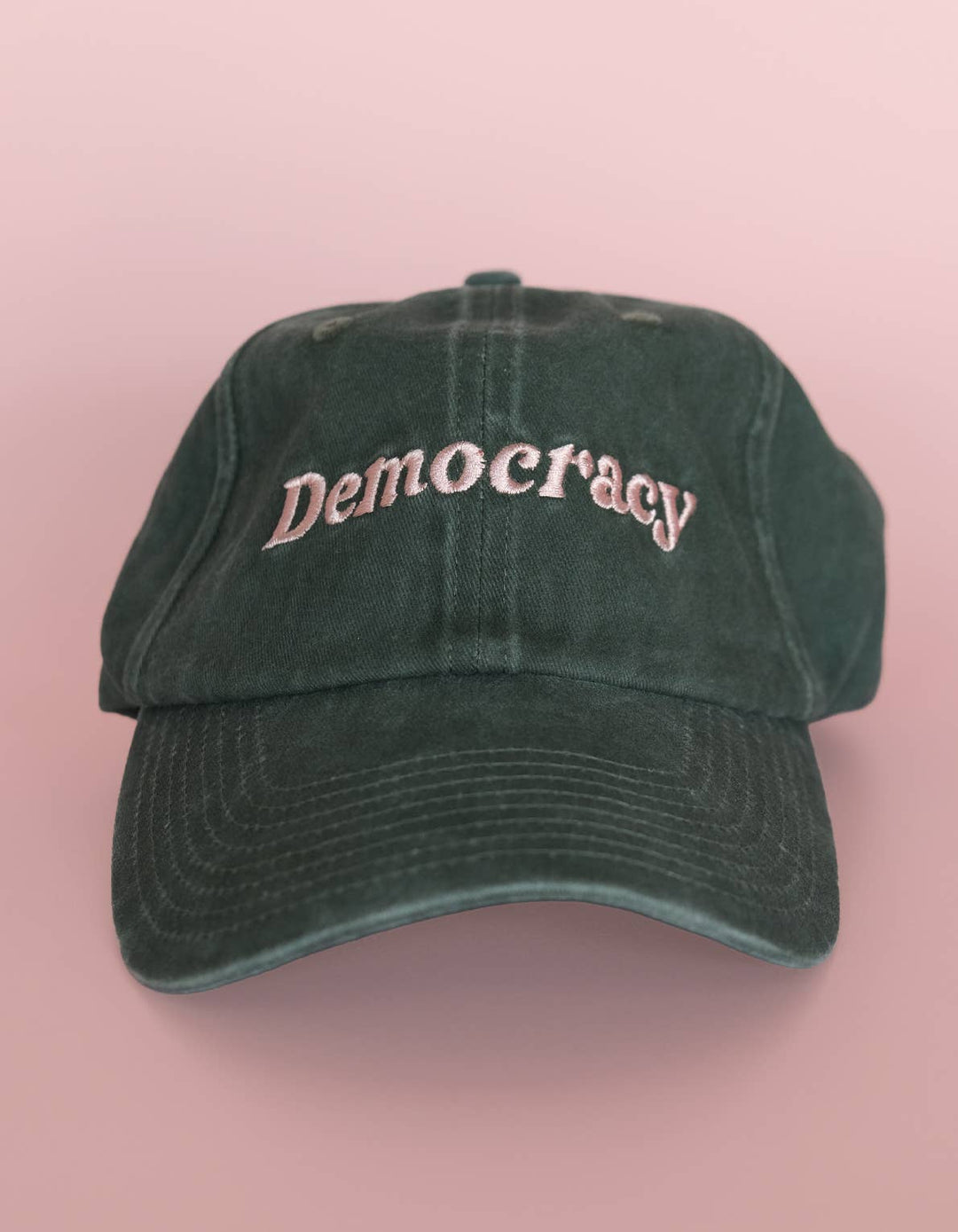 Democracy Embroidered Hat