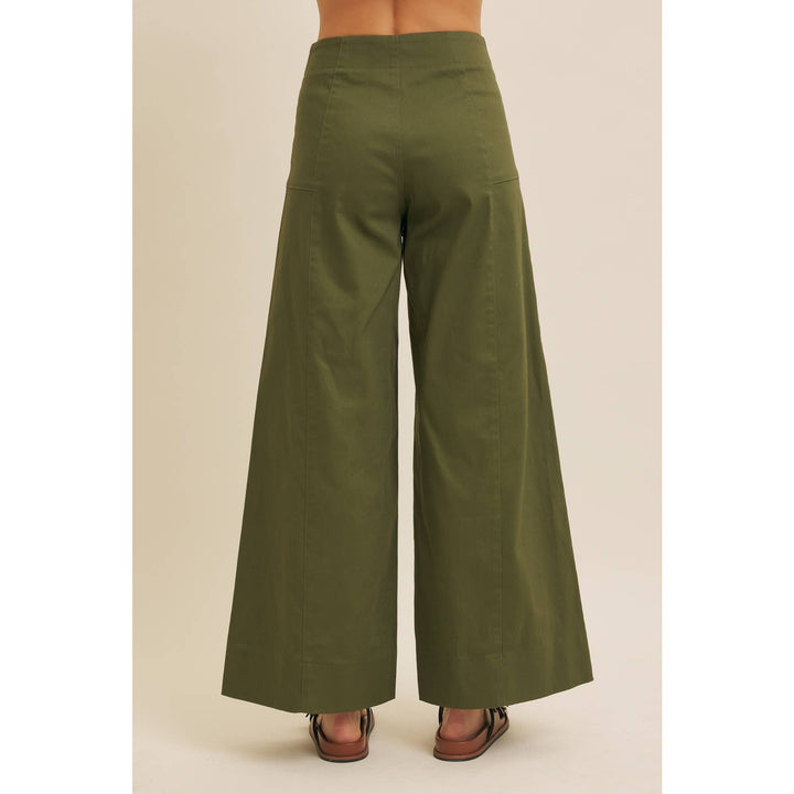 Everyday Essential Stretchy Wide-Leg Pants -2 Colors