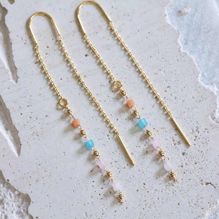 Pastel Threader Earrings