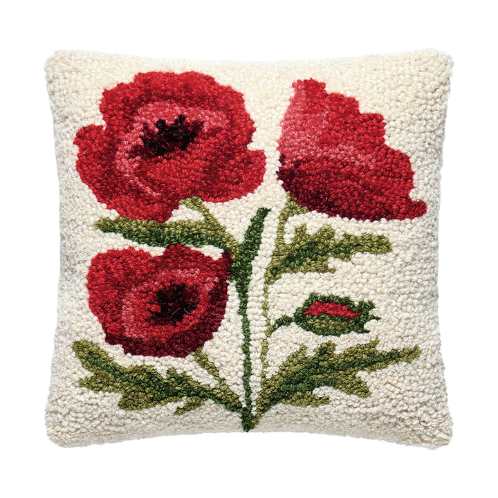 Poppies Hook Pillow