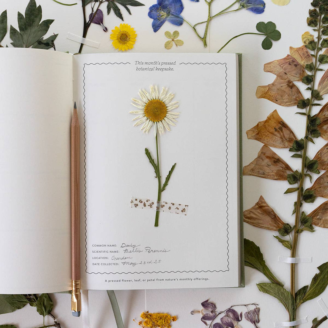 Herbarium Linen-Bound Undated Planner