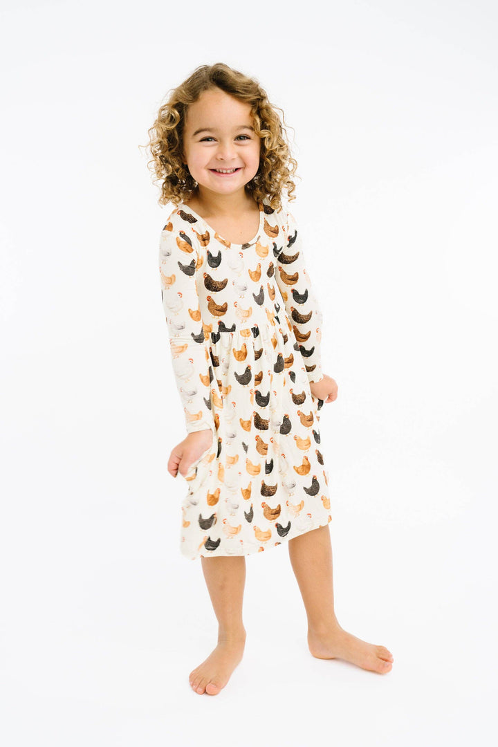 Backyard Chickens Bamboo Dress