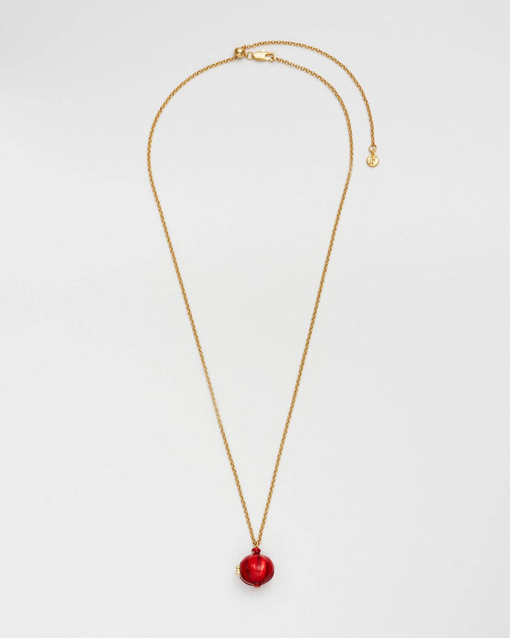 Pomegranante Locket Necklace
