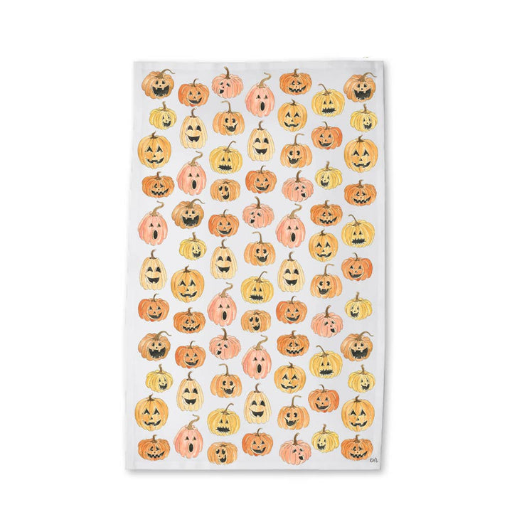 Halloween Pumpkins Tea Towel