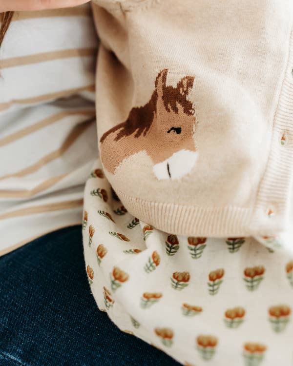 Horse Baby Cardigan