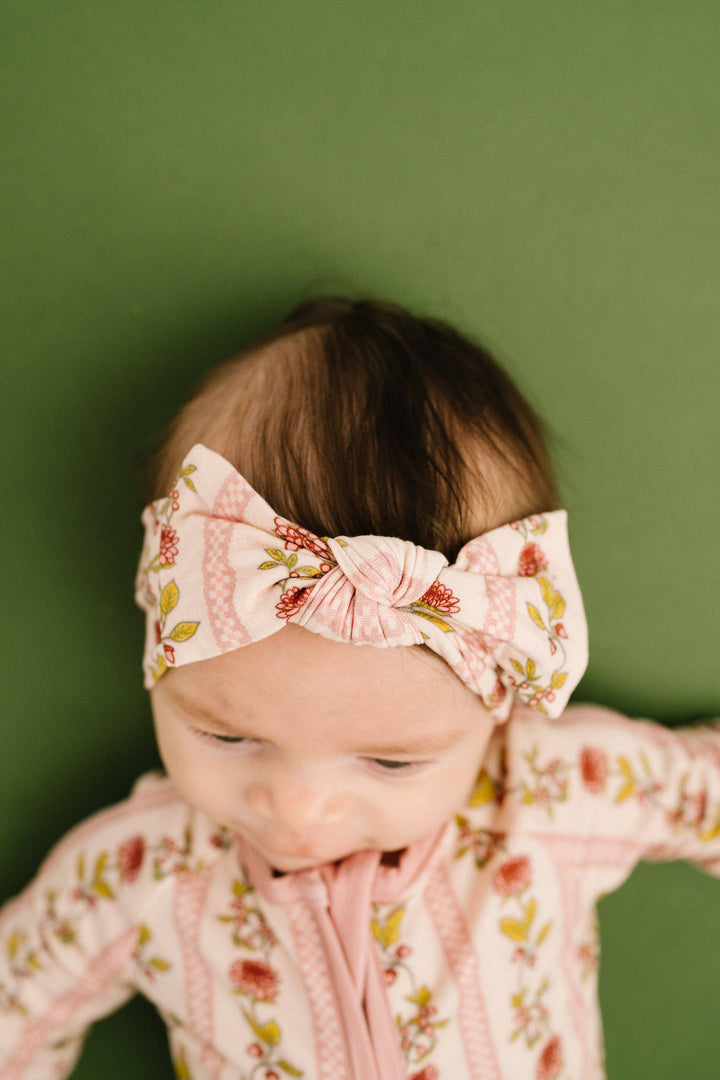 Vintage Floral Stripe Bamboo Sleeper