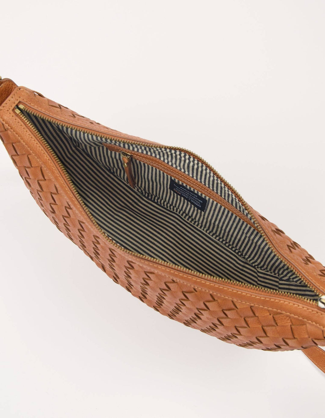 Leo Maxi, Wild Oak Woven Soft Grain Leather