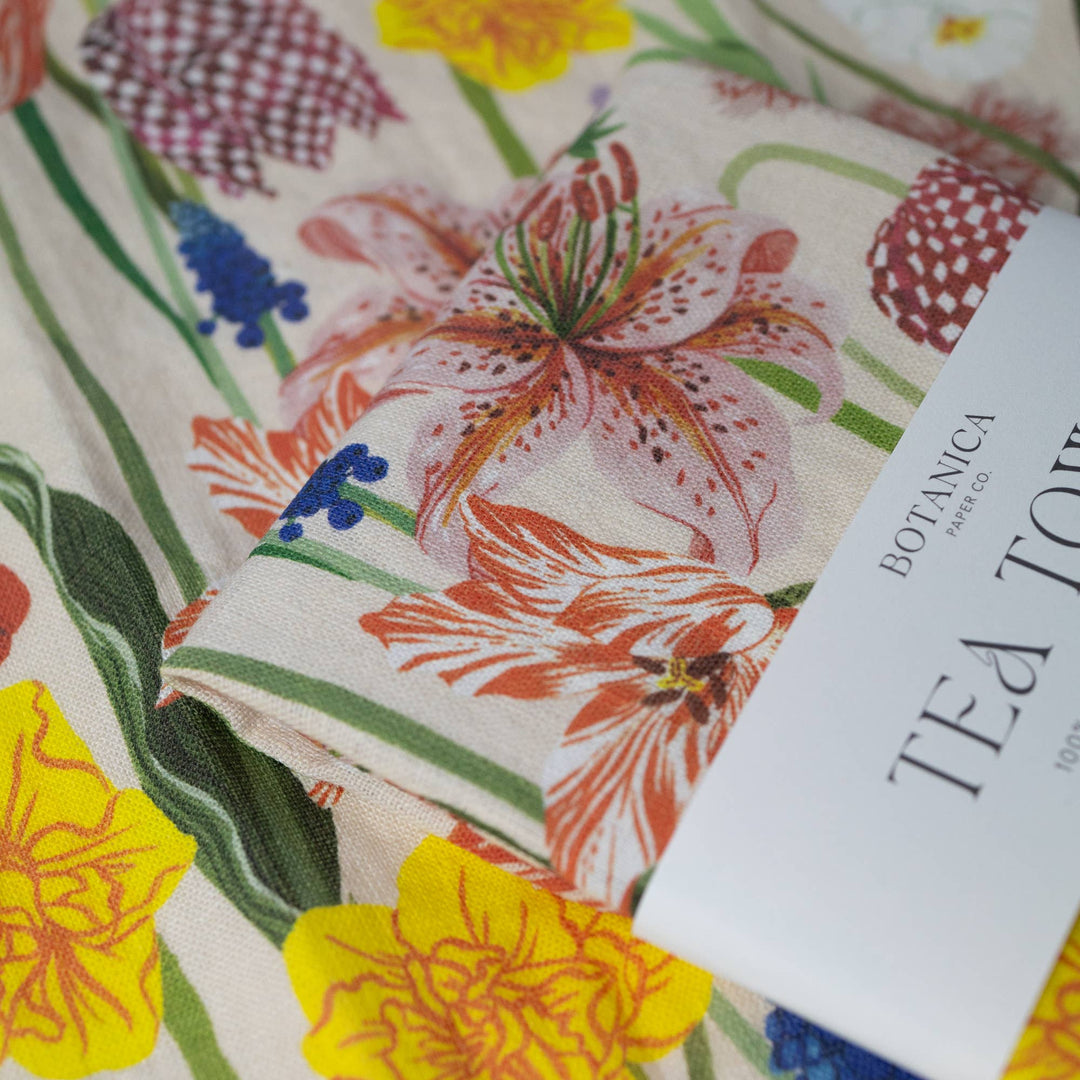 SPRING | 100% LINEN TEA TOWEL