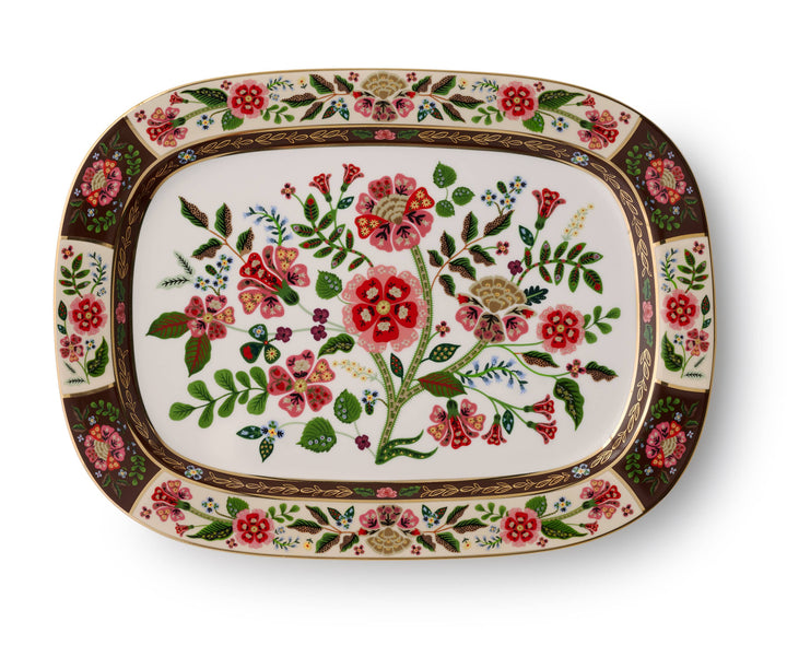 Gracie Large Porcelain Serving Platter
