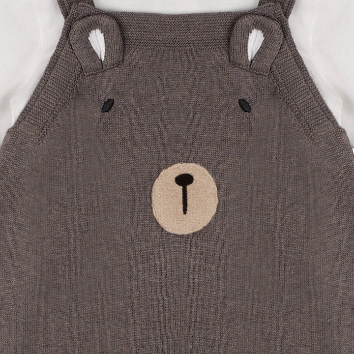 Bear Baby Overall &amp; Bodysuit Set