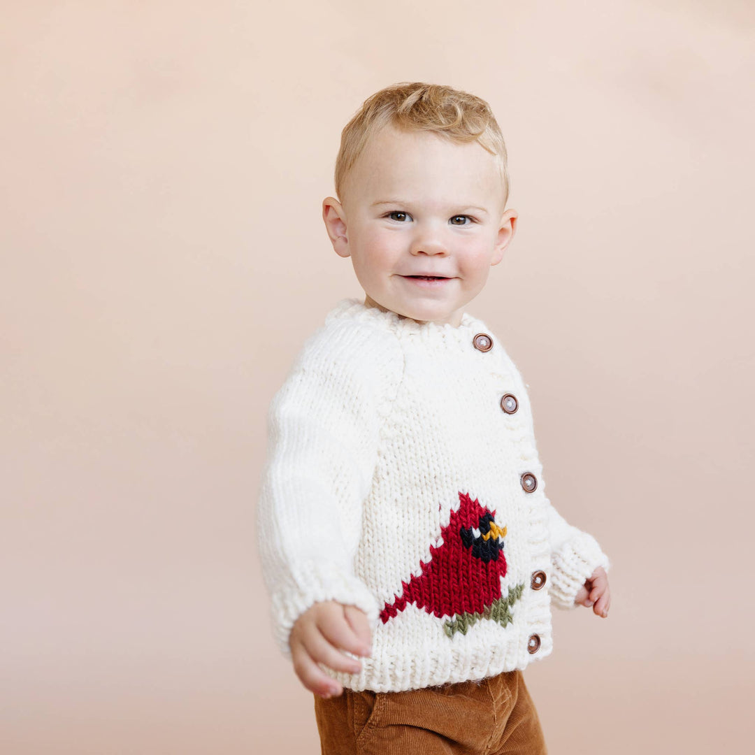 Kids Cardinal Cardigan