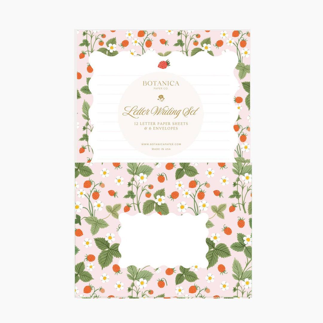 Wild Strawberries Letter Writing Set