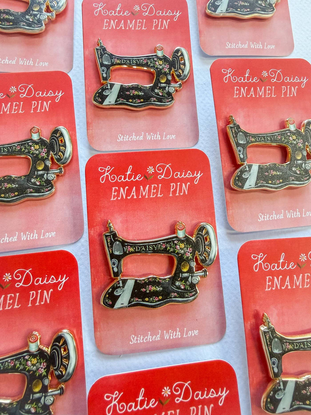 Sewing Machine Enamel Pin
