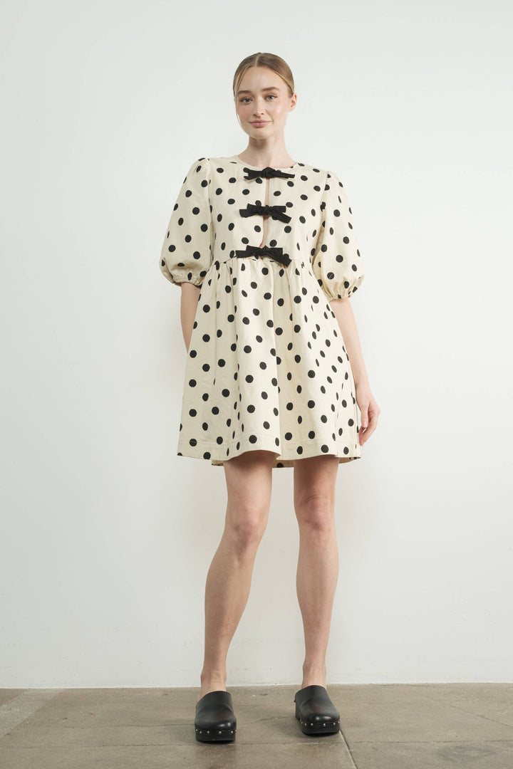 Polka Dot Babydoll Dress