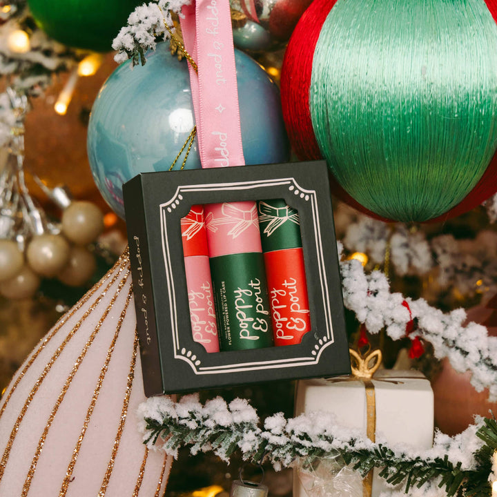 Limited Edition Holiday Lip Balm Trio