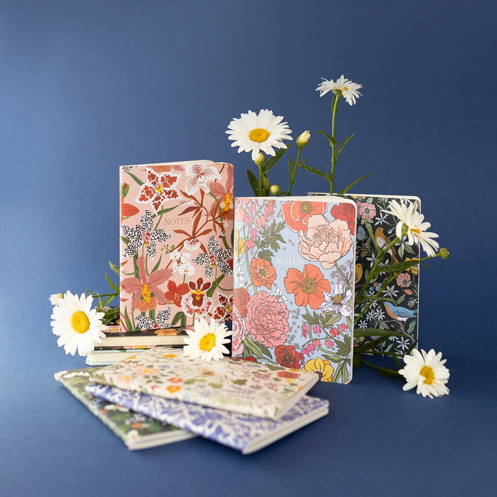 GARDEN FLORA | SOFT-COVER NOTEBOOK (grid)