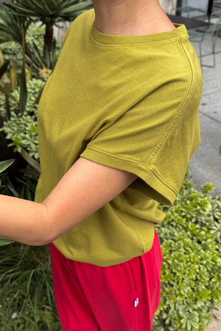 Ease Tee in Golden Olive