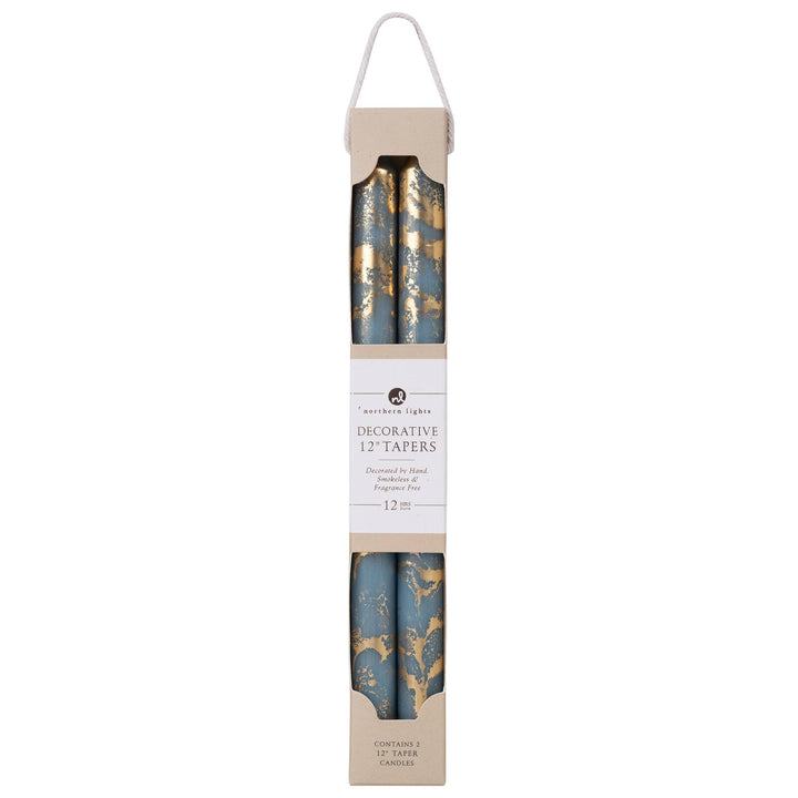 12" Decorative Taper Candles, 2pk