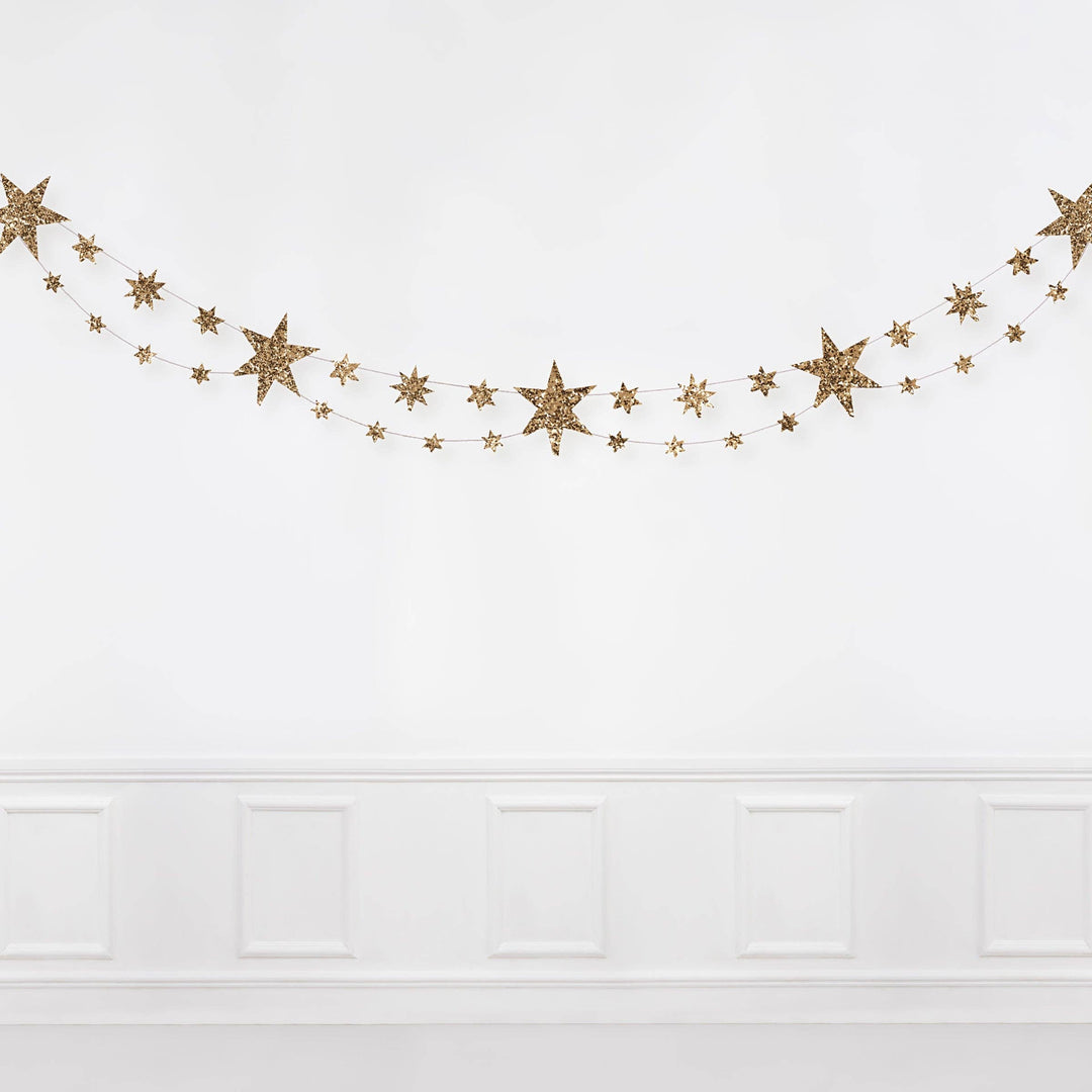 Glitter Stars Garland