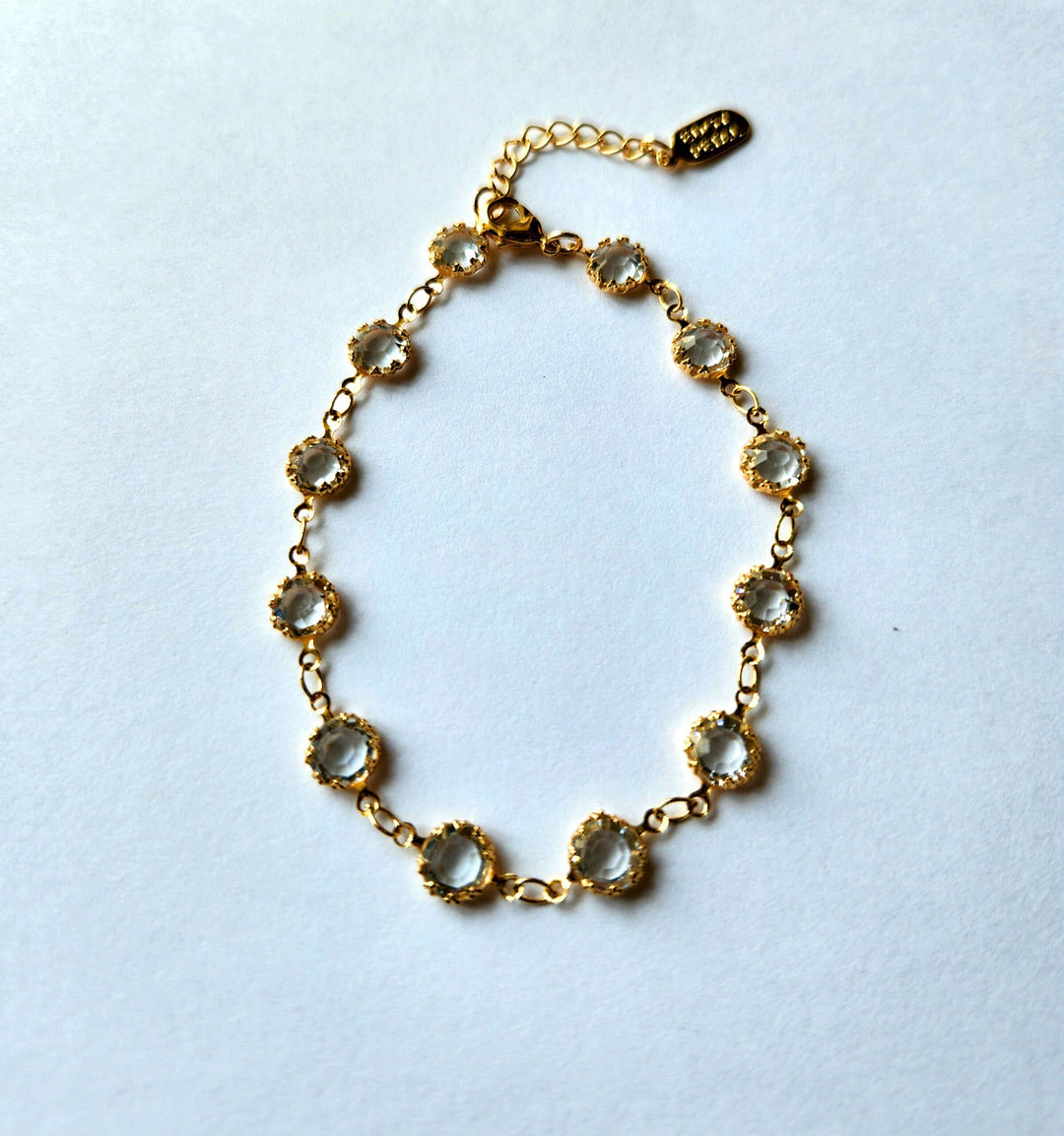 Clear Luxe Coin Bracelet
