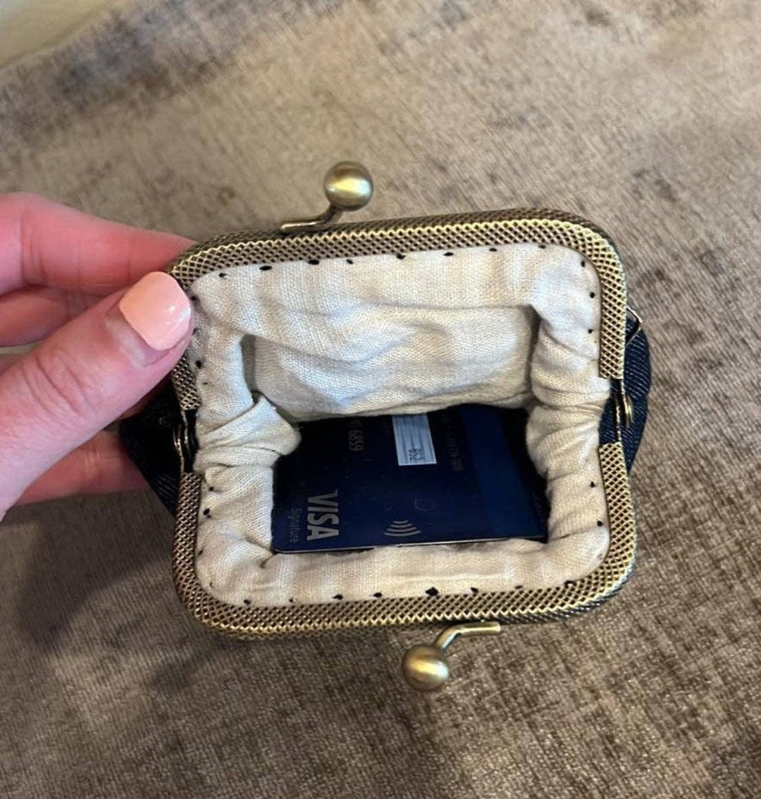 Fox Embroidered Coin Purse  ✅