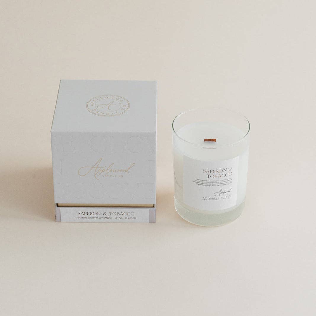 Saffron &amp; Tobacco Candle, 2 Sizes