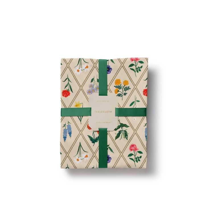 Garden Study Cotton Tablecloth