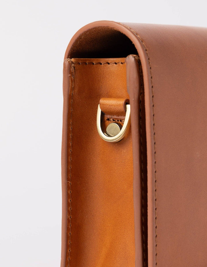 Audrey Mini, Cognac Classic Leather