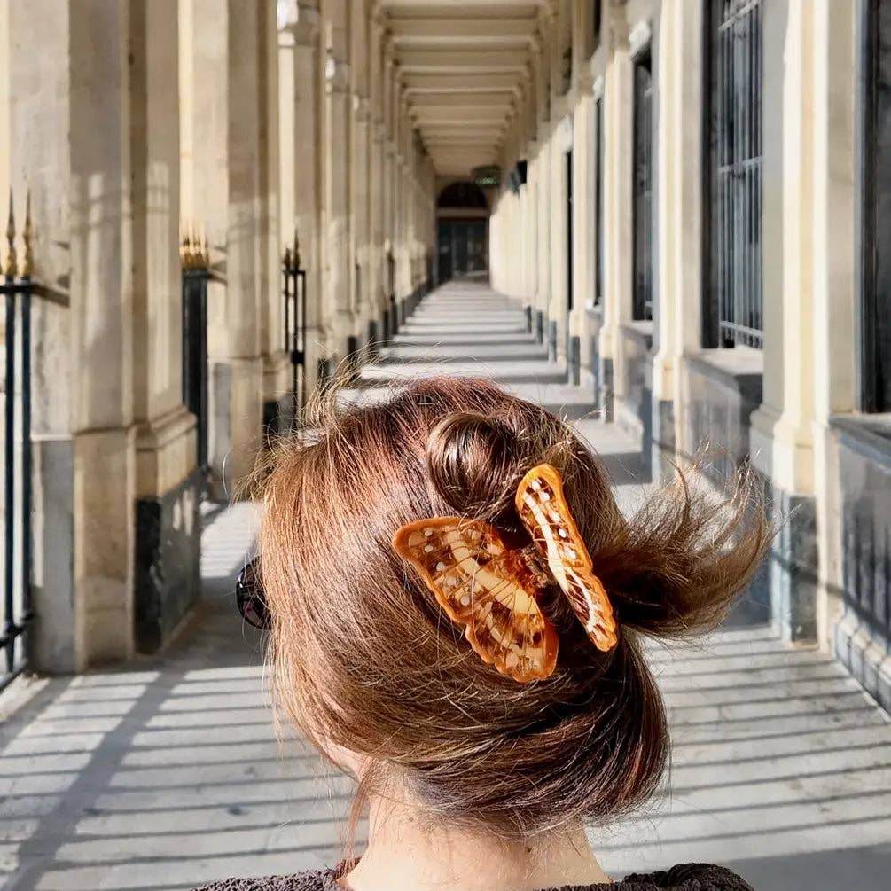 Morpho Butterfly Claw Hair Clip
