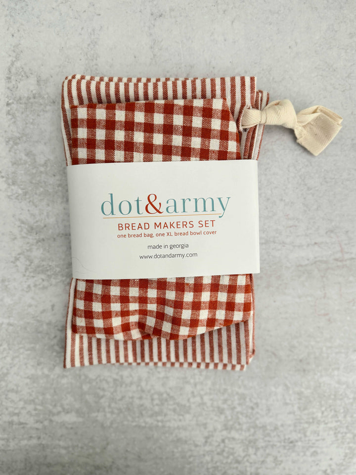 Stripe and Check Bread Makers Set | Dot and Army