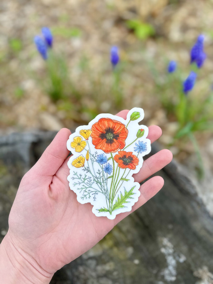 Poppy Things Logo Sticker | Chelsey Skowronski of Poppy Things