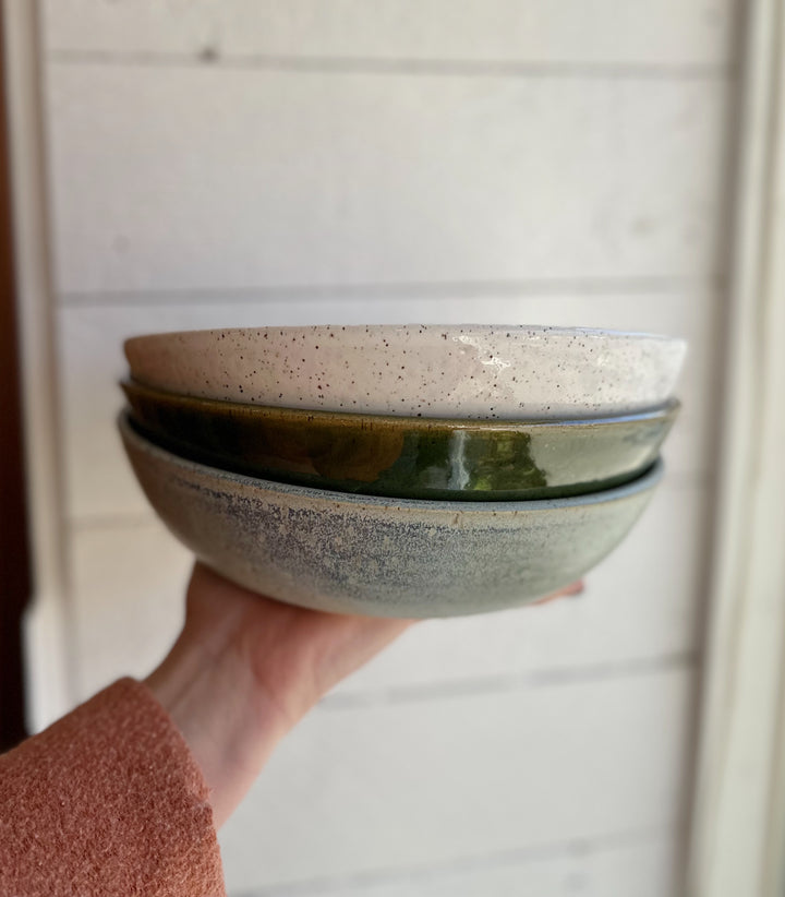 9" Large Platebowl (Multiple Colors) | Schyler the Potter, Made in MI